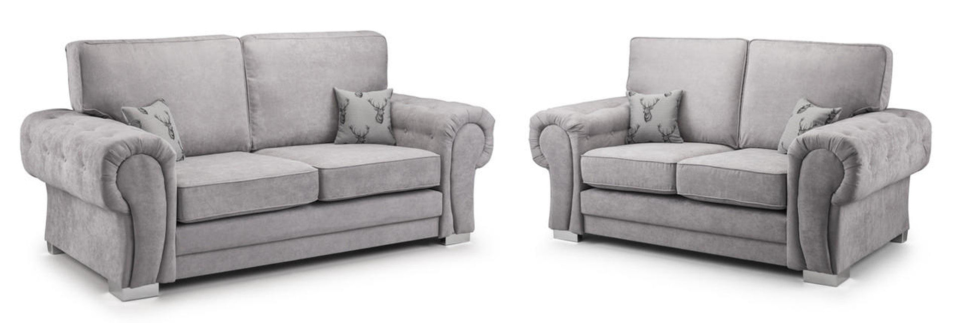 Verona Grey 3+2 Set Fullback Sofa