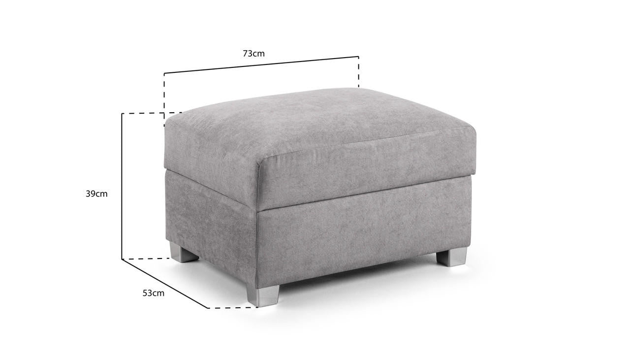 Verona Grey Corner Scatterback Sofa